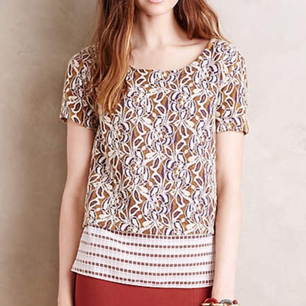 Anthropologie Atelier Camille top